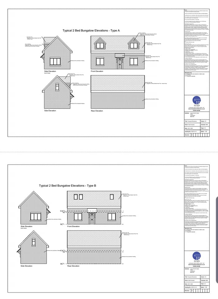 Planning Permission Drawings Tamside